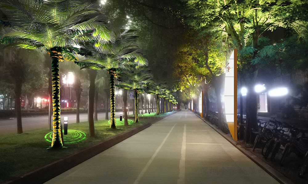 廣東省江門(mén)市蓬江區(qū)發(fā)展大道、院士路、迎賓路、廣場(chǎng)環(huán)路道路靚化工程